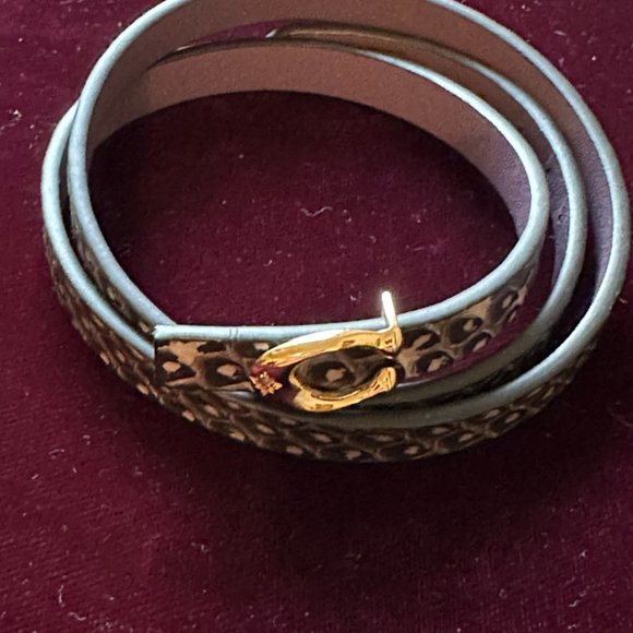 Coach Leather Wrap Bracelet - Picture 2 of 4